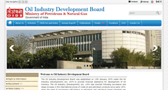 Desktop Screenshot of oidb.gov.in